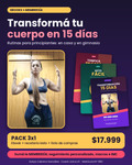 Tu rutina de 15 días, en CASA o en GYM (Pack 3x1)